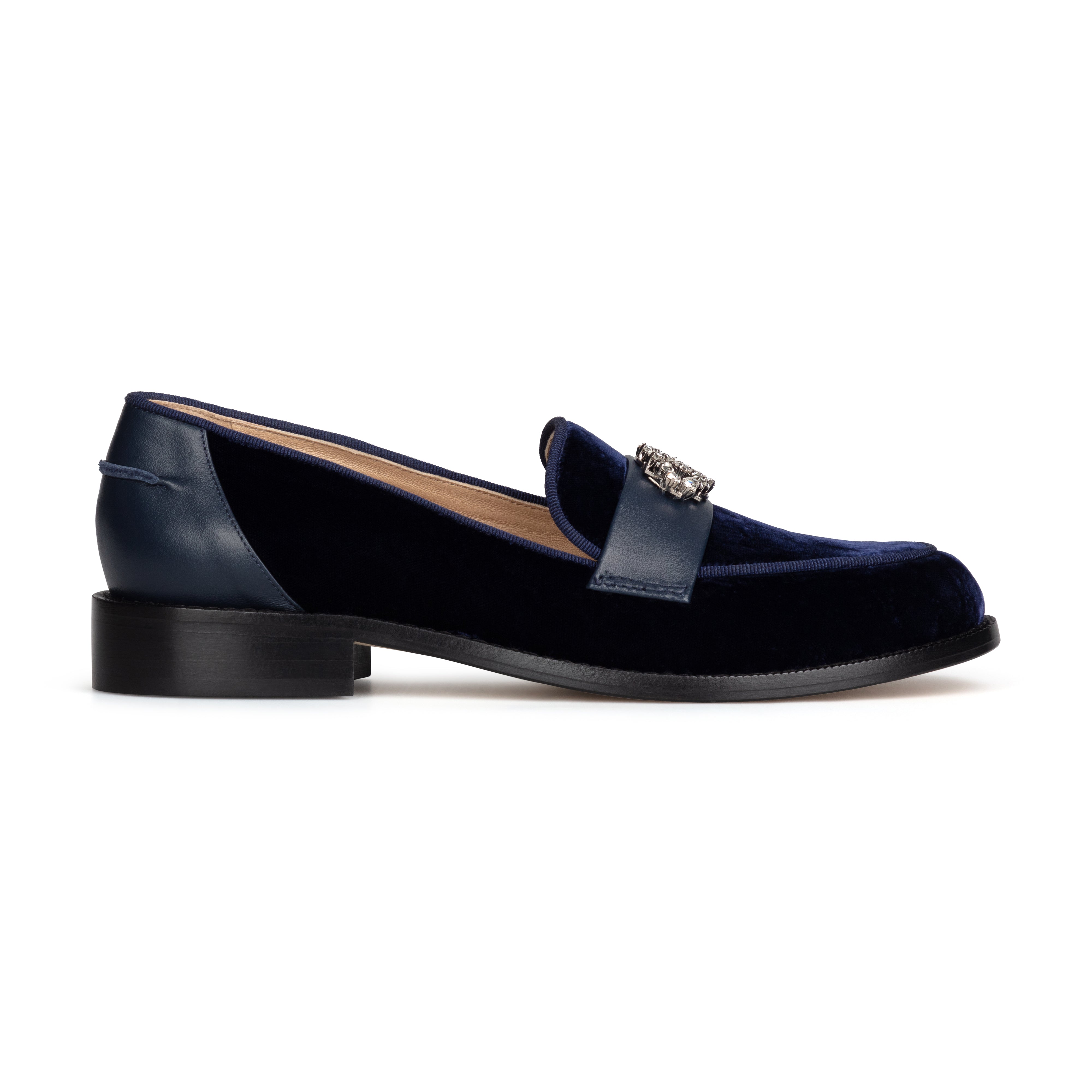 AVA LOAFER BLUE Aime Ann Lou AVA LOAFER BLUE Aime Ann Lou